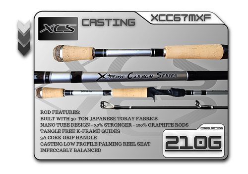 XCC67MXF (210G) 6'7" Medium X-Fast