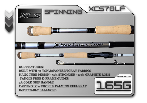XCS70LF (165g) 7'0" Light Fast Spinning