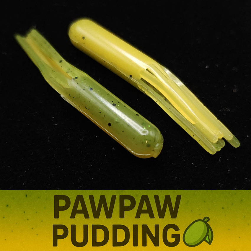 1.8" Micro Hollow Tube "The Whisker-Doodle Dangleworm"
