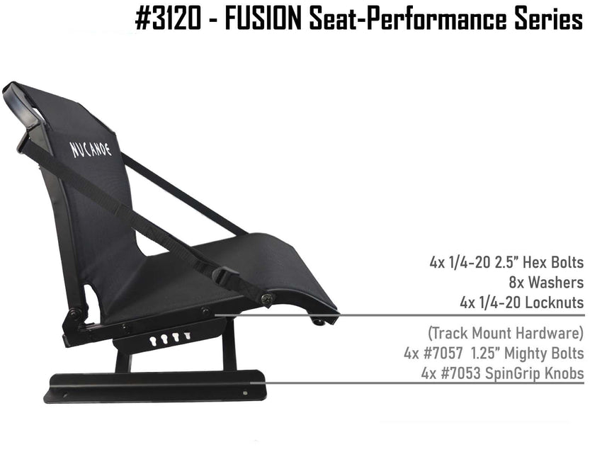 #3120 - FUSION Seat - Flint + Pursuit
