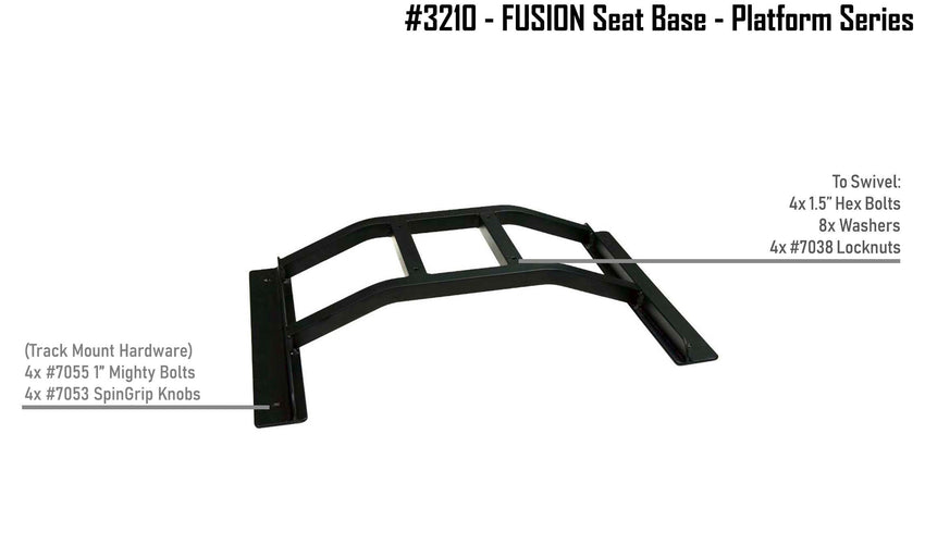 #3210 - Fusion Seat Base - Platform Series
