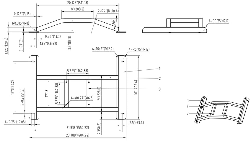 #3210 - Fusion Seat Base - Platform Series