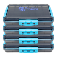 Reaction Tackle Premium Tackle Tray- High Performance and Water Resistant with 3 Resilient Clips