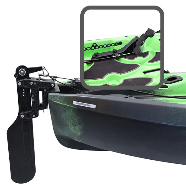 #7212 - QC Rudder System - FOOT Steer - Flint