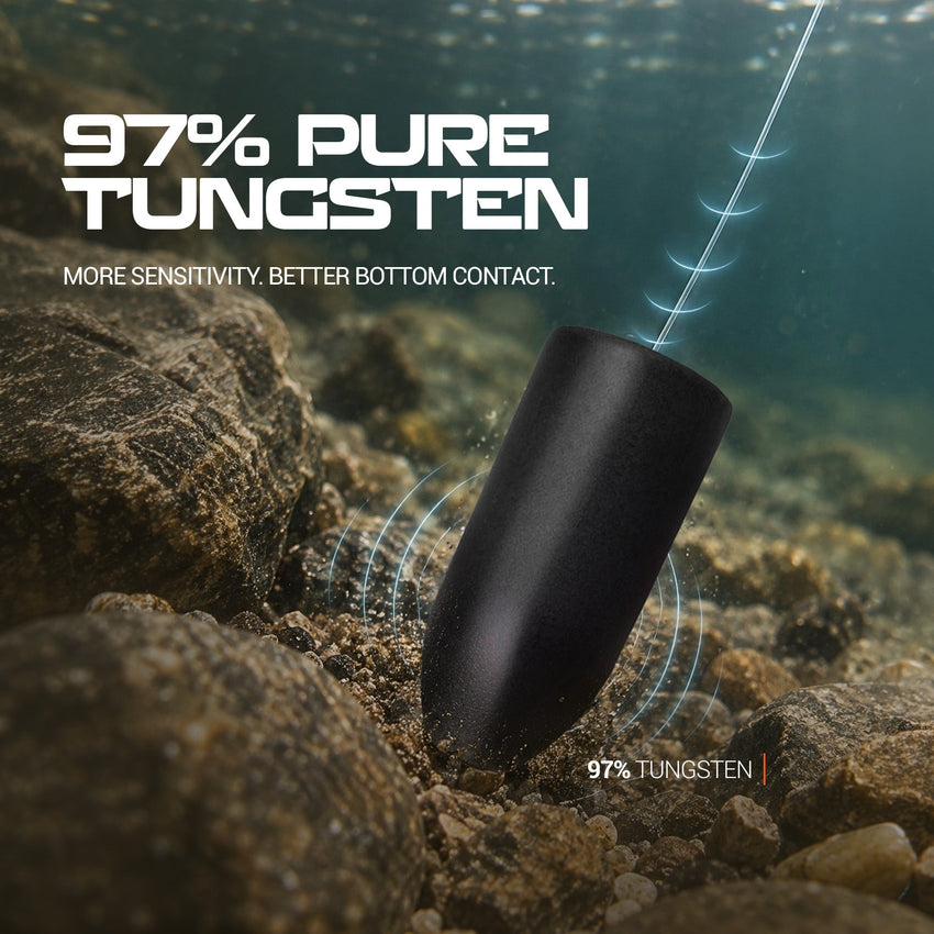Reaction Tackle Tungsten Worm Weights / Bullet Shaped Sinkers