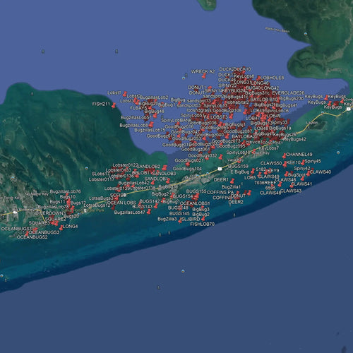 Marathon Lobster Spots - Lobster Numbers