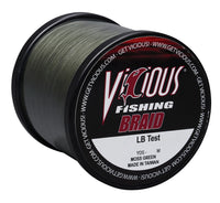 Vicious Standard Green Braid - 40 Lb Test