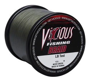 Vicious Standard Green Braid - 100 Lb Test
