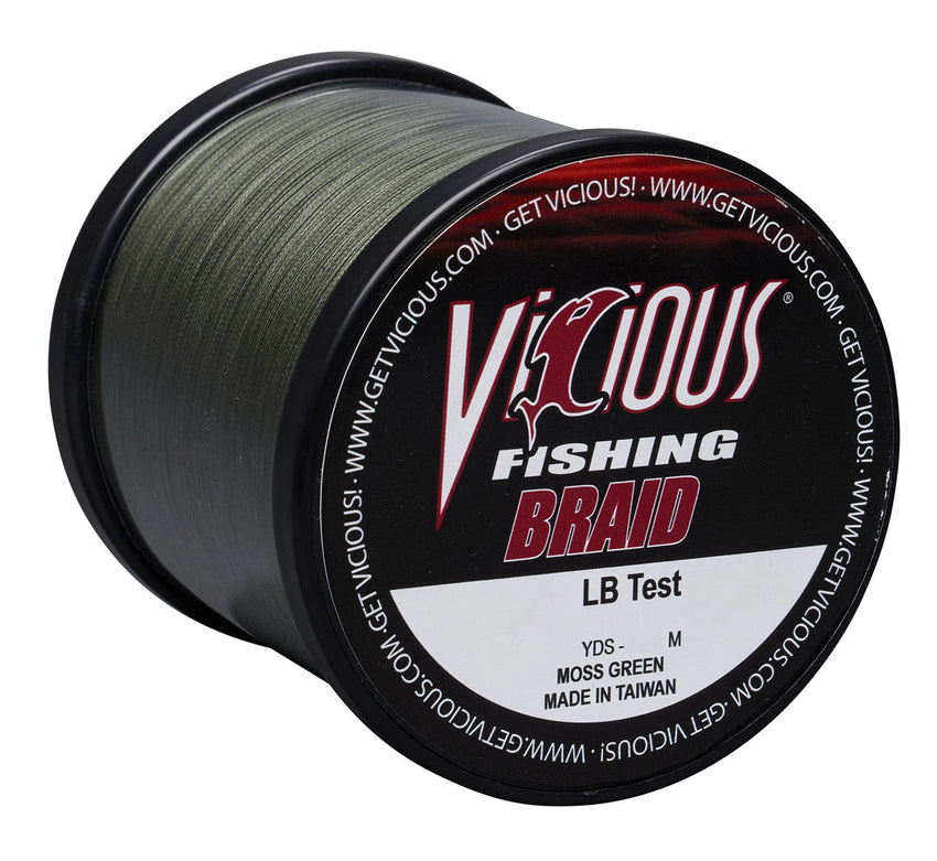 Vicious Standard Green Braid - 10 Lb Test