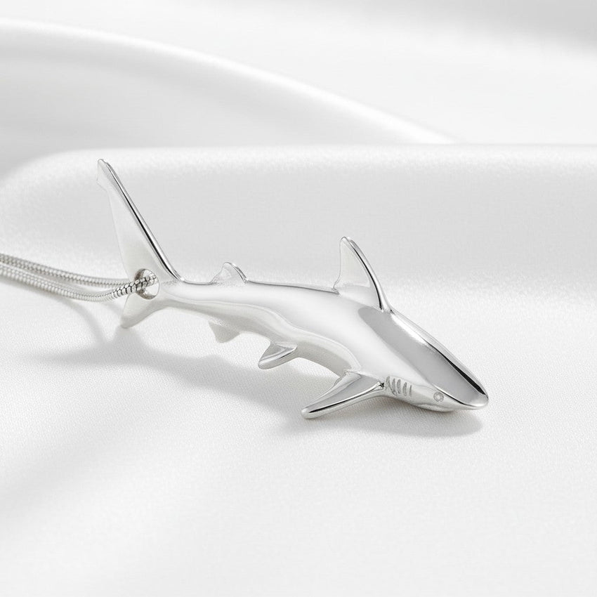 Grey Reef Shark - Sealife Collection - Sterling Silver