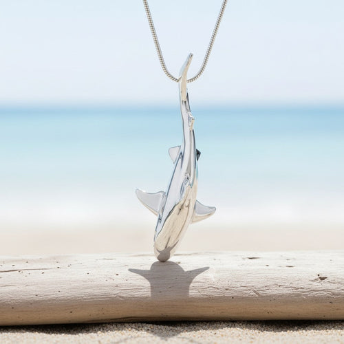 Grey Reef Shark - Sealife Collection - Sterling Silver