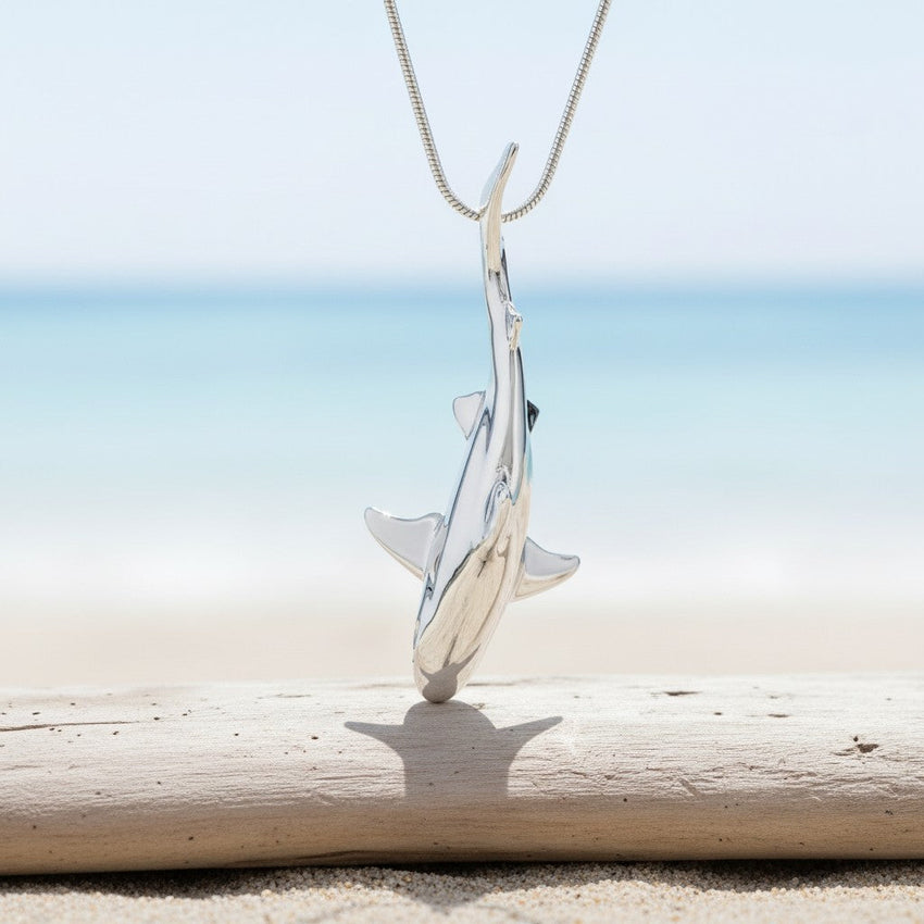 Grey Reef Shark - Sealife Collection - Sterling Silver