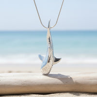 Whale Shark Necklace - Sealife Collection - Sterling Silver