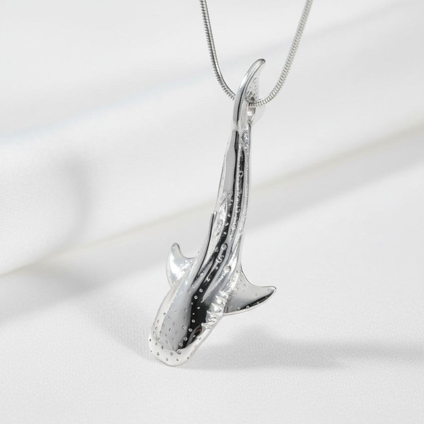 Whale Shark Necklace - Sealife Collection - Sterling Silver