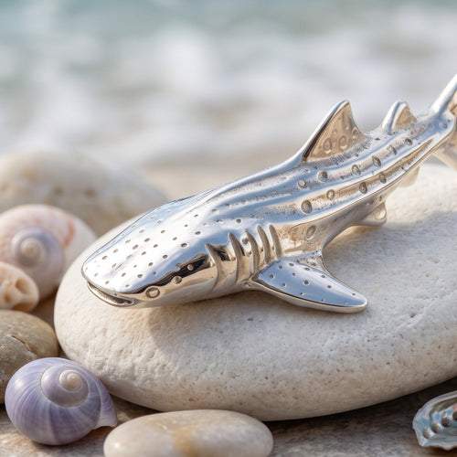 Whale Shark Necklace - Sealife Collection - Sterling Silver