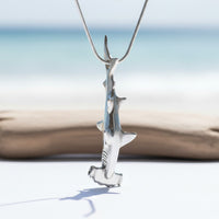 Hammerhead Shark Necklace - Sealife Collection - Silver