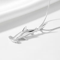 Hammerhead Shark Necklace - Sealife Collection - Silver