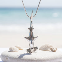 Hammerhead Shark Necklace - Sealife Collection - Silver