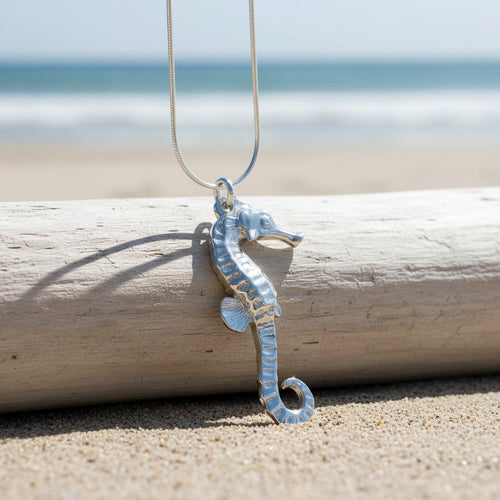 Seahorse Necklace - Sealife Collection - Sterling Silver