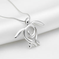 Sea Turtle Necklace – Ocean Traveler "Honu" Collection - Sterling Silver