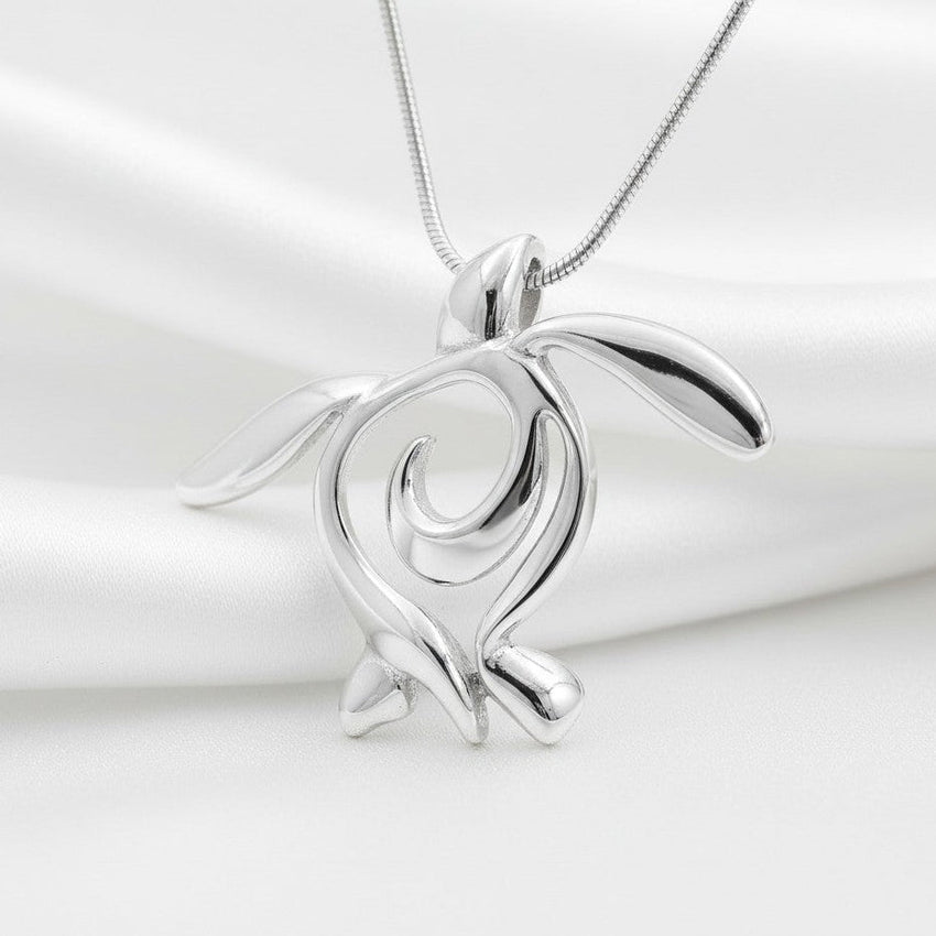Sea Turtle Necklace – Ocean Traveler "Honu" Collection - Sterling Silver