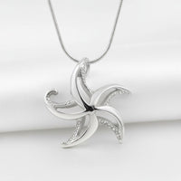 Starfish Necklace – "Starry" – Sterling Silver