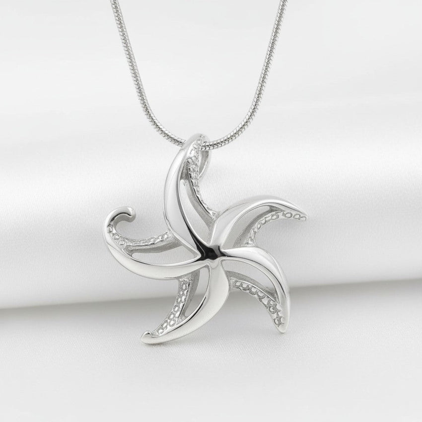 Starfish Necklace – "Starry" – Sterling Silver