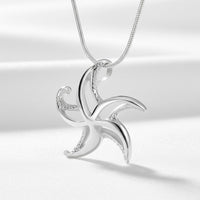 Starfish Necklace – "Starry" – Sterling Silver