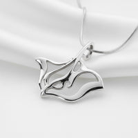 Stingray Necklace - "Ray" -  Sterling Silver
