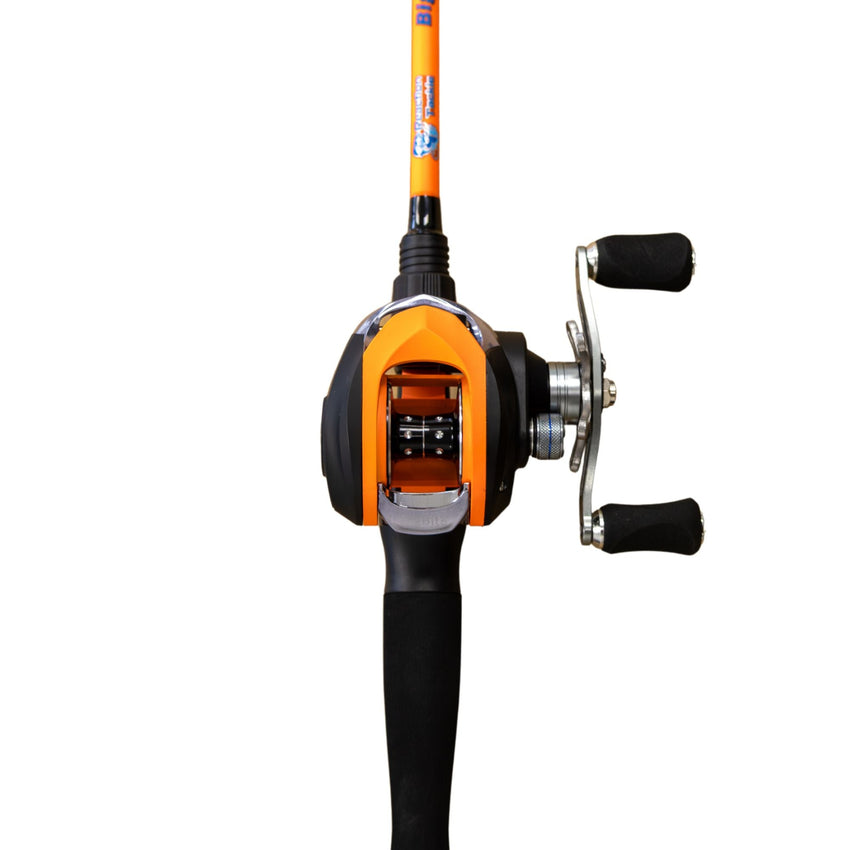 Reaction Tackle Fishing Rod and Baitcasting Reel Combo - Big Bite