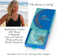 Sea Turtle Necklace –  Sealife Collection - Sterling Silver on Italian Snake Chain