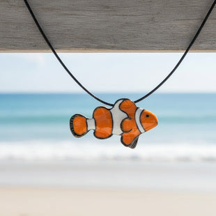 Clown Fish Necklace - Sea Life Collection - Pewter