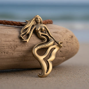 Lorelei Mermaid Necklace – Bronze