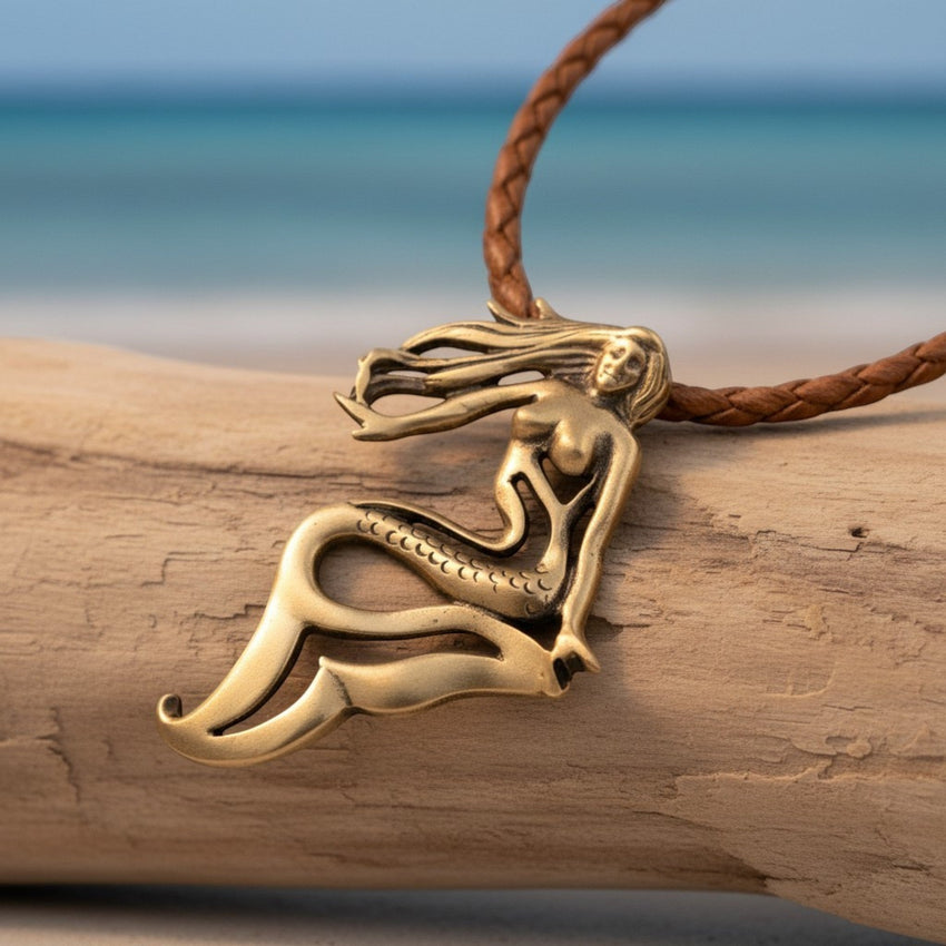 Lorelei Mermaid Necklace – Bronze