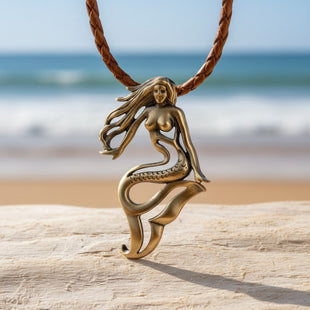 Lorelei Mermaid Necklace – Bronze