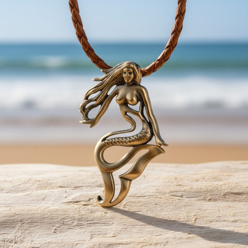 Lorelei Mermaid Necklace – Bronze