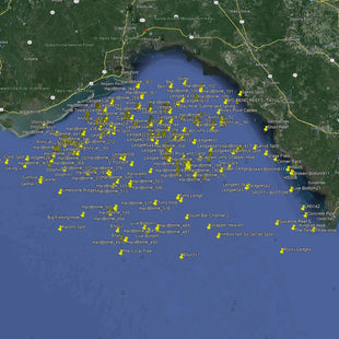 Steinhatchee - Apalachicola Fishing Spots - Big Bend Numbers
