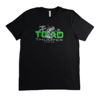 ToadThumper Short Sleeve T-shirt - Black w/ Neon Green logo