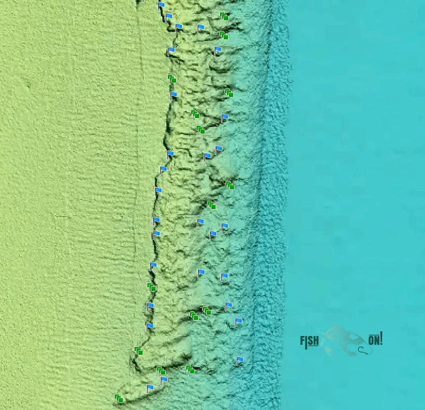 Boynton Inlet Fishing Spots - Coastal GPS Maps Numbers