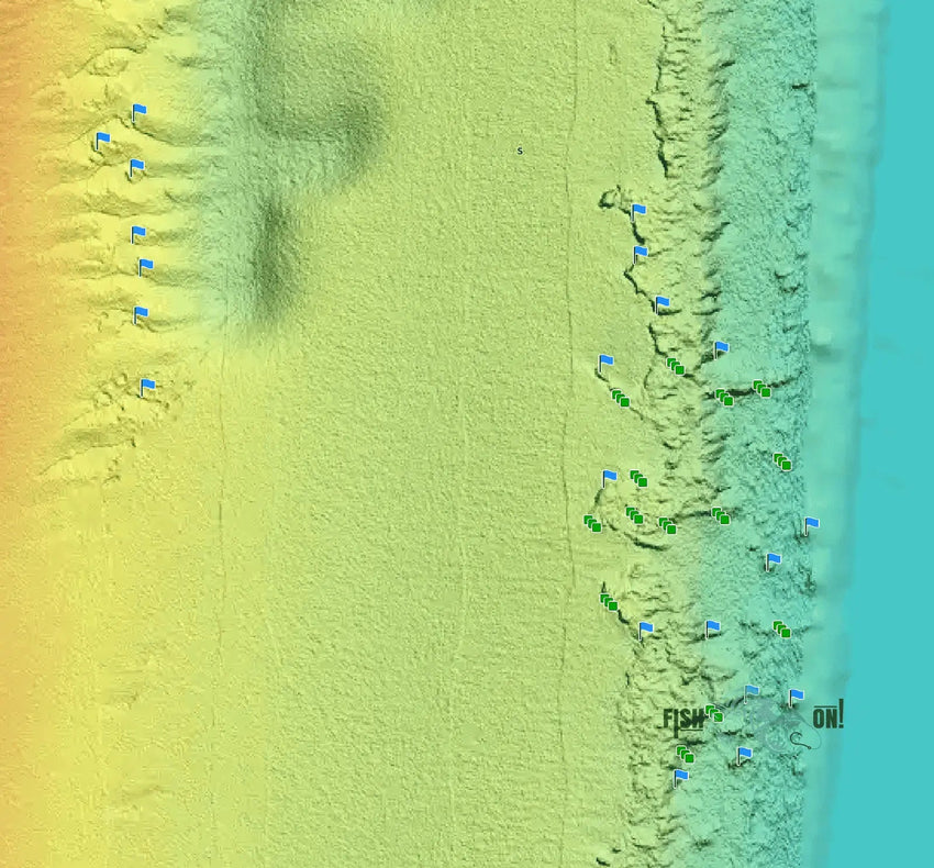 Boynton Inlet Fishing Spots - Coastal GPS Maps Numbers