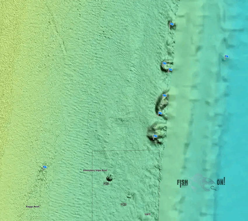 Boynton Inlet Fishing Spots - Coastal GPS Maps Numbers