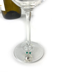 Sea Life Wine Glass Charms – Set of 6 Ocean-Themed Drink Markers
