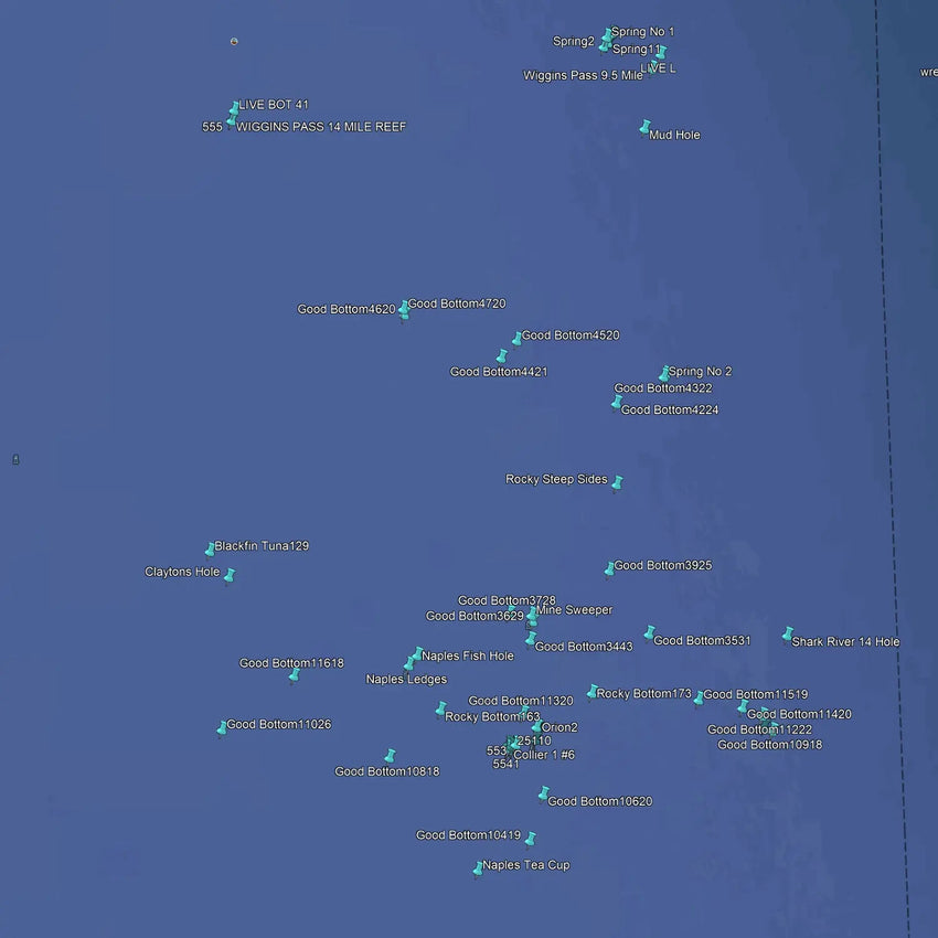 Cape Coral Fishing Spots - Coastal Numbers