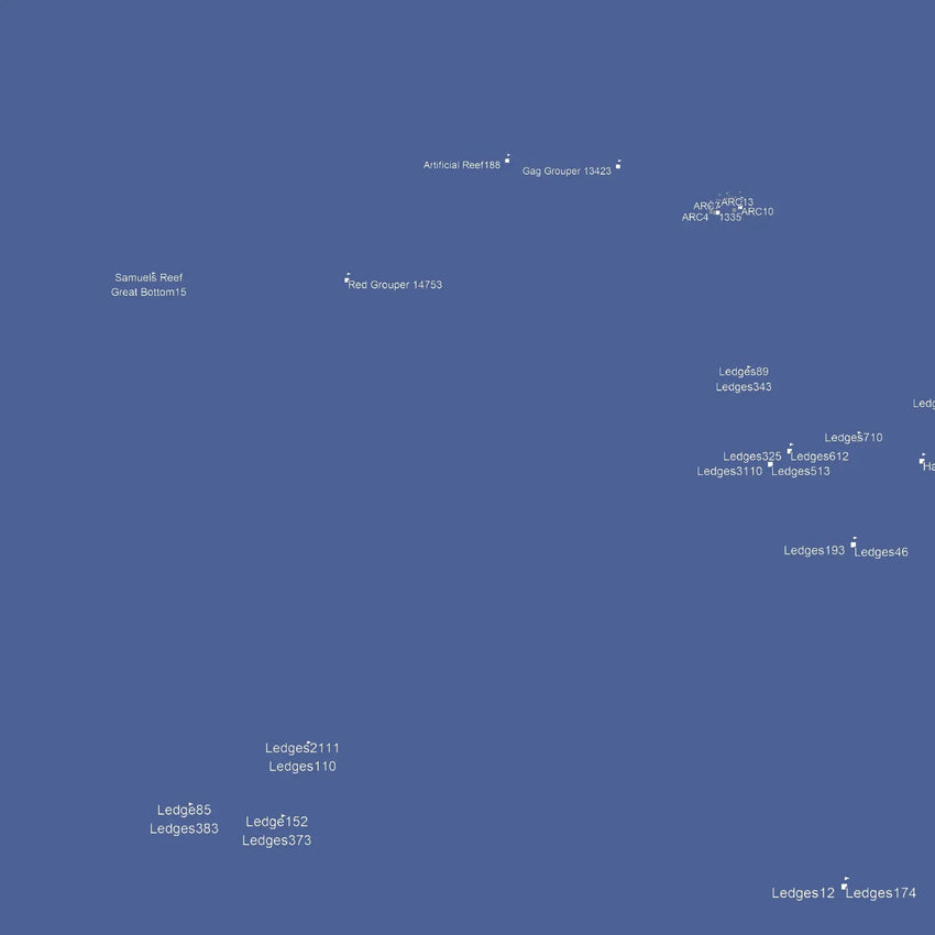 Cape Coral Fishing Spots - Offshore Numbers