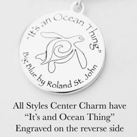 Manta Ray Adjustable Charm Bracelet – I Love Collection - Sterling Silver
