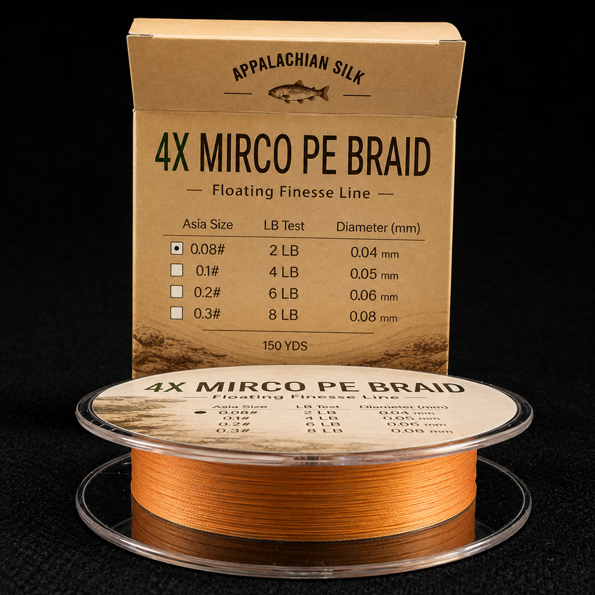 4x Micro PE Braided Fising Line "Appalachian Silk"