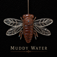 The Jarfly 1.5"x 2" |  1/8 oz | Floating Cicada | 3 Per Pack