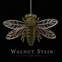 The Jarfly 1.5"x 2" |  1/8 oz | Floating Cicada | 3 Per Pack