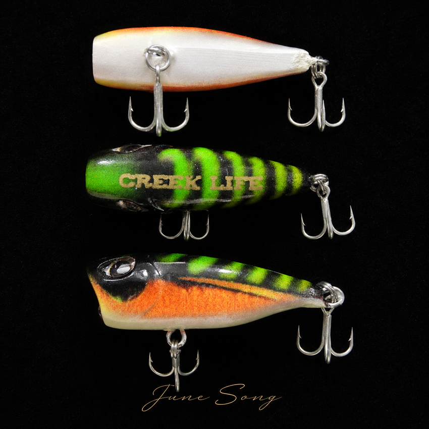 Creek Life Micro Topwater Popper 1.5"/40mm 3.2g "The Puddle Popper"