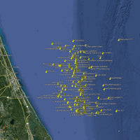 Daytona Beach Fishing Spots - Offshore numbers